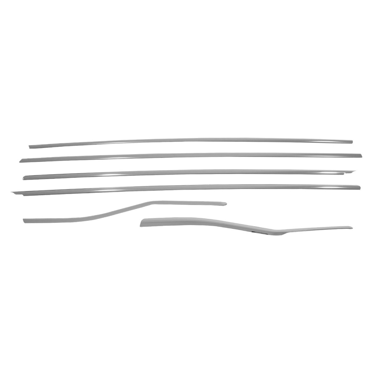 Honda Accord Window Trim - Omac - S. Steel - Gloss Silver - '18-'22